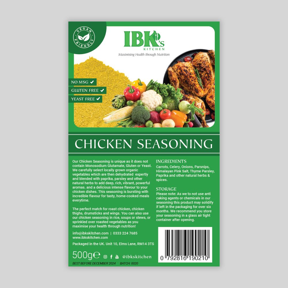 Chicken Seasoning IBK s Kitchen pin-on-herbs